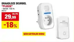 Hubo Draadloze deurbel "plugin" aanbieding