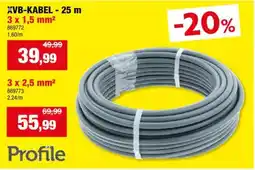 Hubo XVB Kabel aanbieding