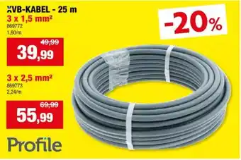 Hubo XVB Kabel aanbieding