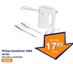 Action Philips handmixer 3000 series aanbieding