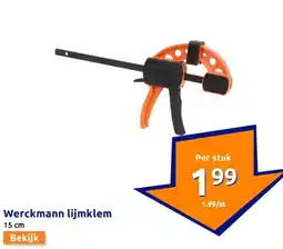 Action Werckmann lijmklem aanbieding