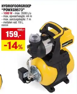 Hubo Hydrofoorgroep "POWXG9573" aanbieding