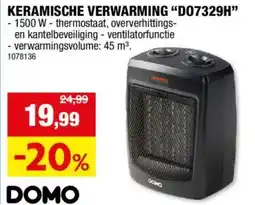 Hubo Keramische verwarming "D07329H" aanbieding