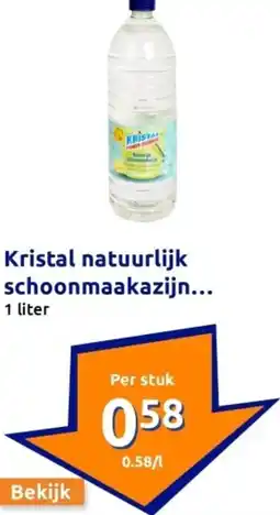 Action Kristal natuurlijk schoonmaakazijn. aanbieding