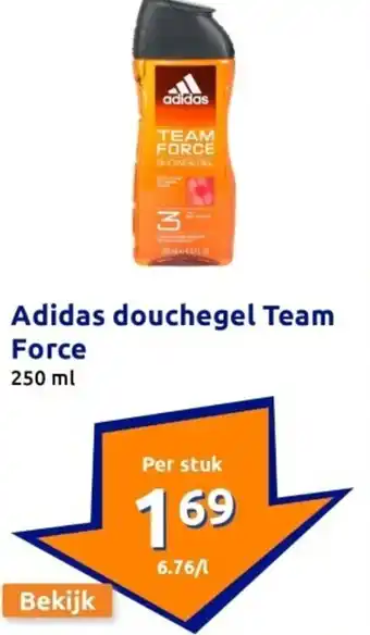 Action Adidas douchegel team force aanbieding