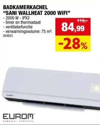 Hubo Badkamerkachel "sani wallheat 2000 wifi❞ aanbieding