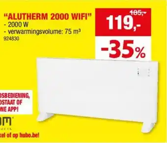 Hubo Convector "Alutherm 2000 wifi❞ aanbieding