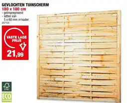 Hubo Gevlochten tuinscherm aanbieding