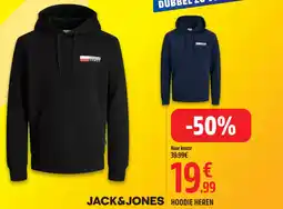 Intersport Jack&jones hoodie heren aanbieding