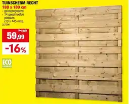 Hubo Tuinscherm recht aanbieding