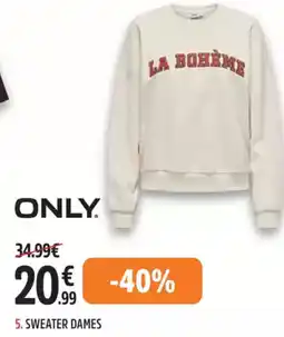 Intersport Only sweater dames aanbieding