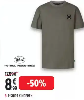 Intersport Petrol industries t-shirt kinderen aanbieding