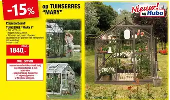 Hubo Tuinserre "Mary I" aanbieding