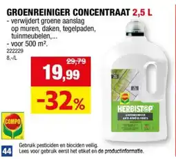 Hubo Groenreiniger concentraat aanbieding