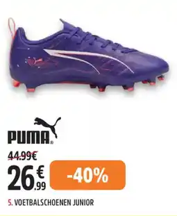 Intersport Puma voetbalschoenen junior aanbieding