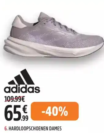 Intersport Adidas dames hardloopschoenen aanbieding