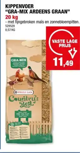 Hubo Kippenvoer "gra mix ardeens graan" aanbieding