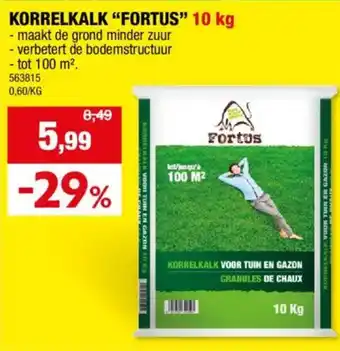 Hubo Korrelkalk "fortus" aanbieding