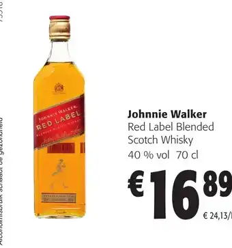 Colruyt Johnnie Walker aanbieding