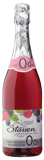 Colruyt Stassen Premium Belgian Cider Perzik, Bosvruchten aanbieding