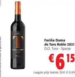 Colruyt Fariña Dama de Toro Roble 2021 aanbieding