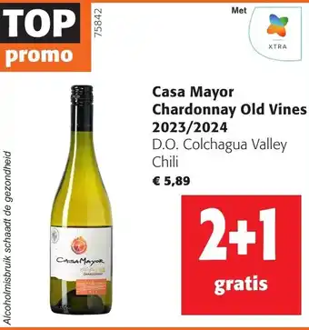 Colruyt Casa Mayor Chardonnay Old Vines 2023/2024 aanbieding