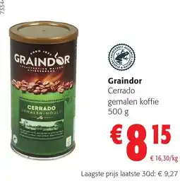 Colruyt Graindor cerrado gemalen koffie aanbieding