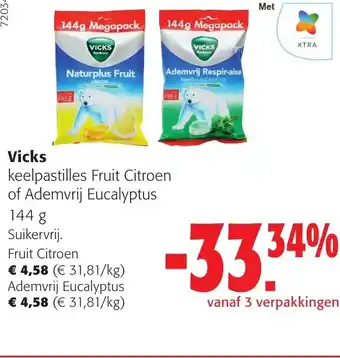 Colruyt Vicks aanbieding