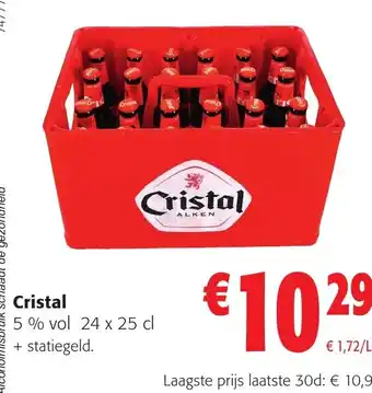 Colruyt Cristal 5% vol aanbieding