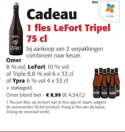 Colruyt Omer blond bier 8% vol aanbieding