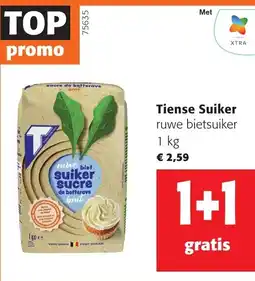 Colruyt Tiense suiker ruwe bietsuiker aanbieding