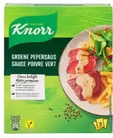 Colruyt Knorr groenepepersaus aanbieding