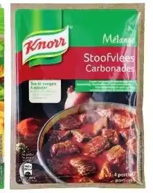 Colruyt Knorr melange stoofvlees aanbieding