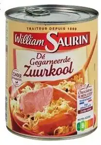 Colruyt William saurin dé gegarneerde zuurkool aanbieding