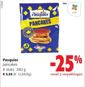 Colruyt Pasquier pancakes aanbieding