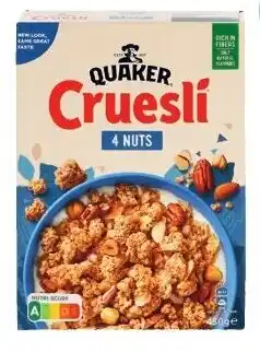 Colruyt Quaker 4 nuts aanbieding