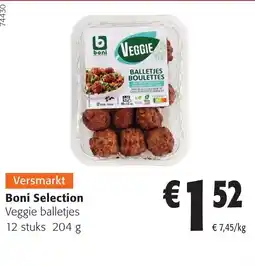 Colruyt Boni selection veggie balletjes aanbieding