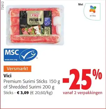 Colruyt Vici premium surimi sticks aanbieding