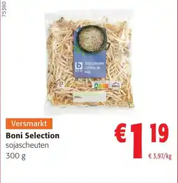 Colruyt Boni Selection sojascheuten aanbieding