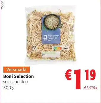 Colruyt Boni Selection sojascheuten aanbieding