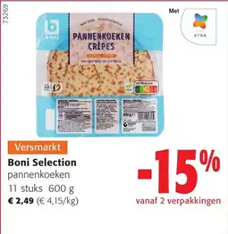 Colruyt Boni Selection pannenkoeken aanbieding