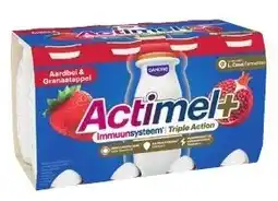 Colruyt Danone Actimel Aardbei & Granaatappel aanbieding