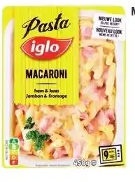 Colruyt Iglo macaroni ham & kaas aanbieding