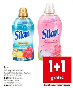 Colruyt Silan volledig assortiment Aromatherapy Relaxing Maldives 48 dosissen 1,056 L aanbieding