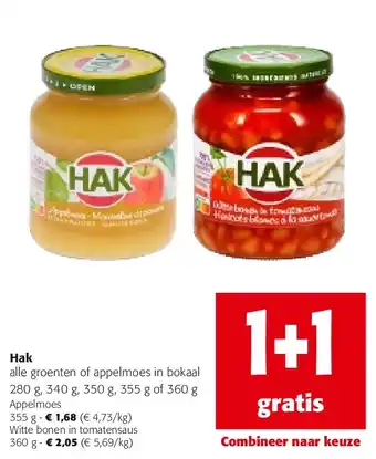 Colruyt Hak Appelmoes 355 g aanbieding