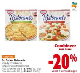 Colruyt Dr. Oetker Ristorante Pizza Margherita 295 g aanbieding