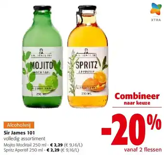 Colruyt Sir James 101 Mojito Mocktail 250 ml aanbieding