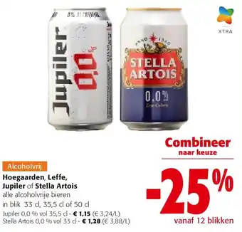 Colruyt Jupiler 0,0 % vol 35,5 cl aanbieding