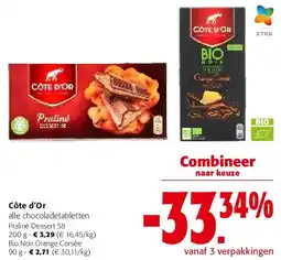 Colruyt Côte d’Or Praliné Dessert 58 200 g aanbieding