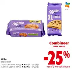 Colruyt Milka Choco Sensations 208 g aanbieding